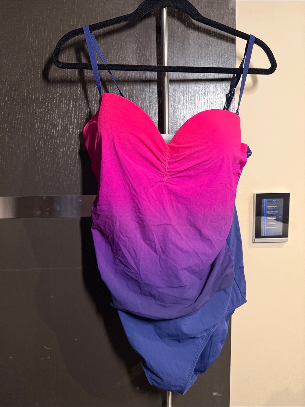 Christina Pink to Purple Ombre One-Piece Swimsuit